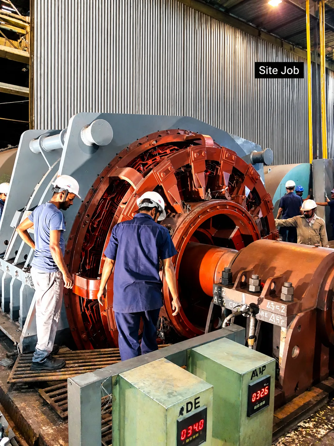 Electrical Motor Site Service and Maintenance